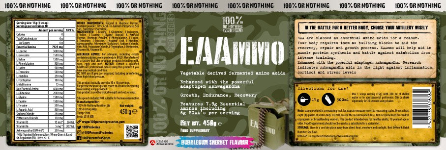 EAAMMO Amino Acid Intra-Workout 450g